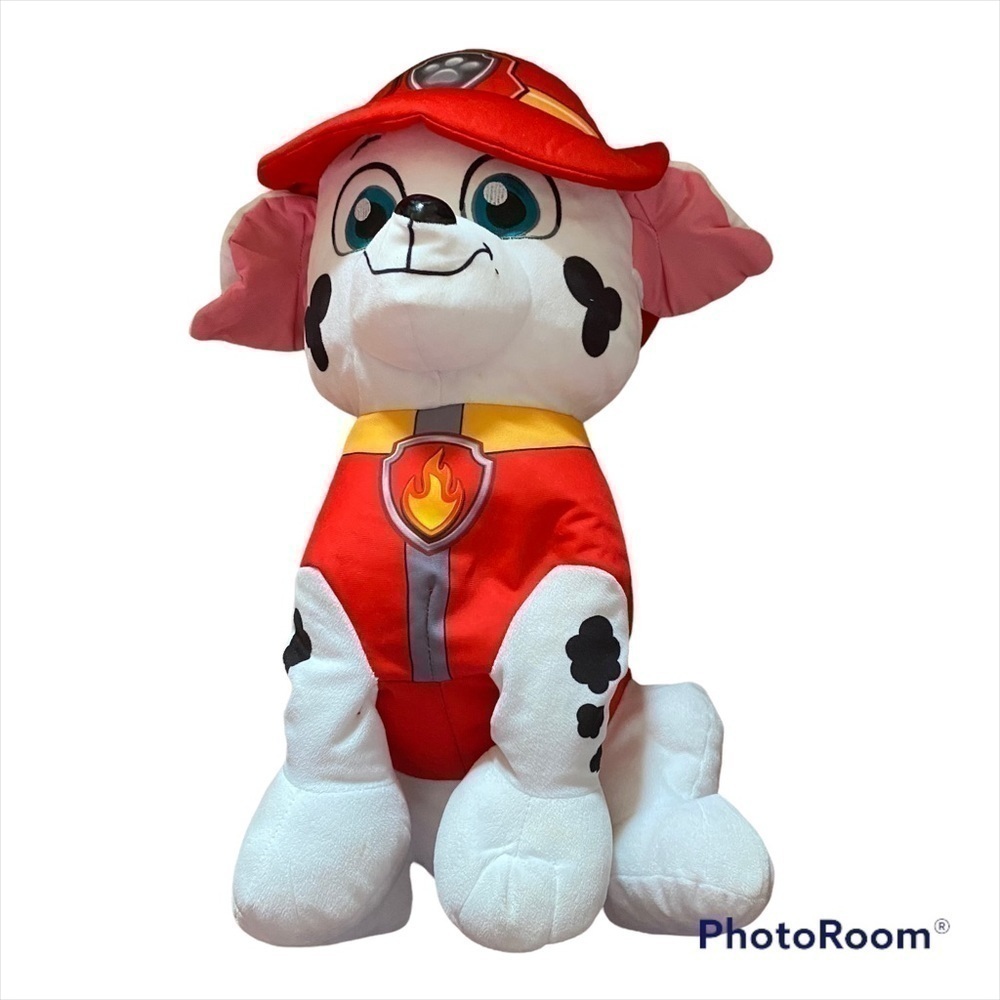 Paw Patrol Large Marshall Plush Firefighter Dog Stuffed Animal Kids Toy Red